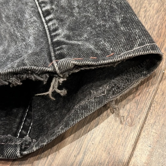 Vintage 80’s Levi’s Silver Tab Black Acid Wash 550 Jeans 38x27 Distressed Patina - Picture 14 of 16